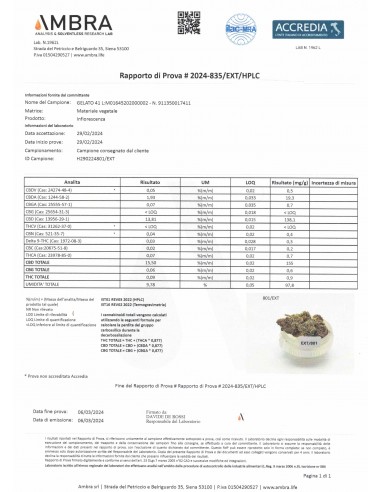 GELATTO 41 15.5% CBD - Glass House