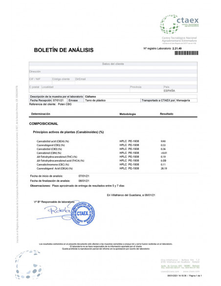 POLEN 28% CBG